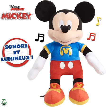 Topolino Morbido Peluche Musicale 28 cm