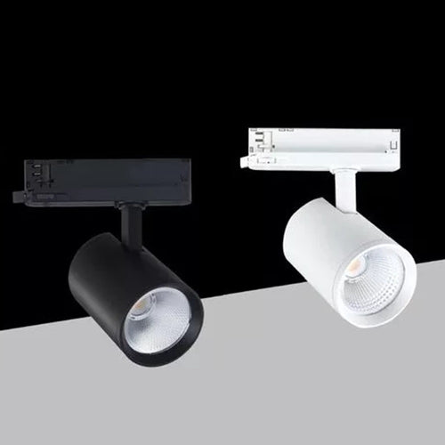 Faretto Led Per Binario Trifase 40w Lampada Orientabile Luce Naturale 4000k Ip20 Gd19c30