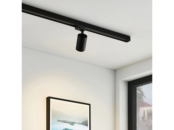 Porta Faretto Lampadina Attacco Gu10 Per Binario Trifase Orientabile Faro Proiettore Gd18a