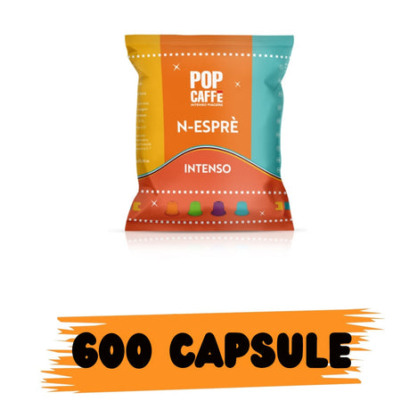 Pop Caffè N-esprè Miscela intensa Box Capsule Comp. Nespresso 100 capsule