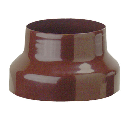 RIDUZIONE PER TUBI STUFA MARRONE LUCIDO ø cm.10/8 - -- DF 7021260