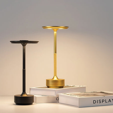 Lampada Da Tavolo Moderna 3w Lume Ricaricabile Touch Dimmerabile Tecnologia Cct D38-3c