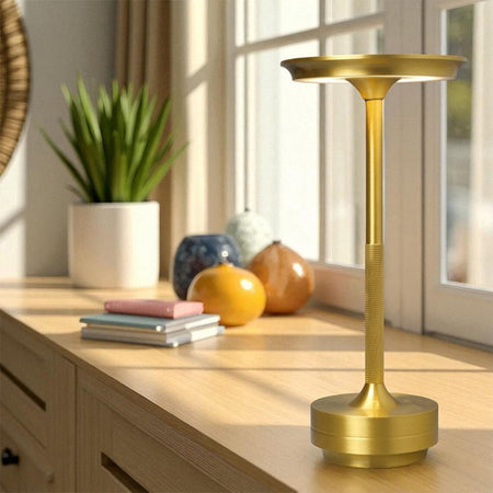 Lampada Da Tavolo Moderna 3w Lume Ricaricabile Touch Dimmerabile Tecnologia Cct D38-3c