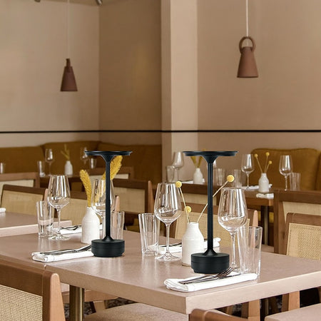 Lampada Da Tavolo Moderna 3w Lume Ricaricabile Touch Dimmerabile Tecnologia Cct D38-3c