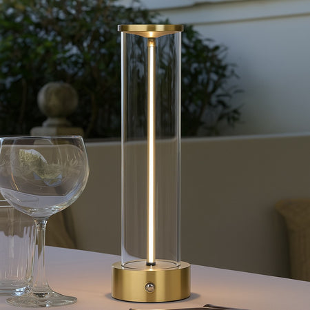 Lampada Da Tavolo Scrivania Led 3w Filamento Flessibile Magnetico Lume Ricaricabile D39