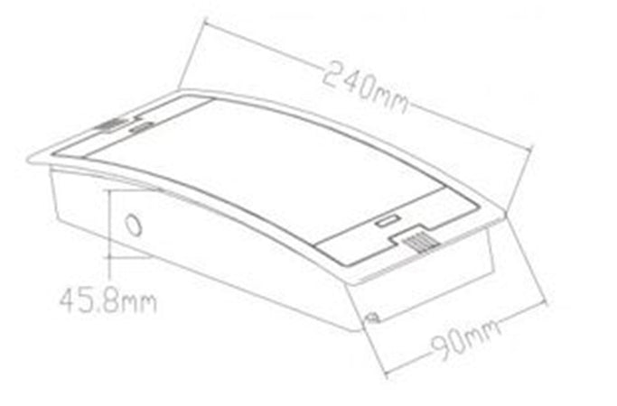 Lampada Led Di Emergenza Da Esterno Interno Anti Blackout 1.5w Ip65 Luce 6500k Lt-49312