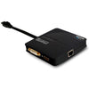 Plugable Technologies USB3-3900DHE replicatore di porte e docking station per laptop Nero (Plugable USB 3.0 Universal Mini Dock)