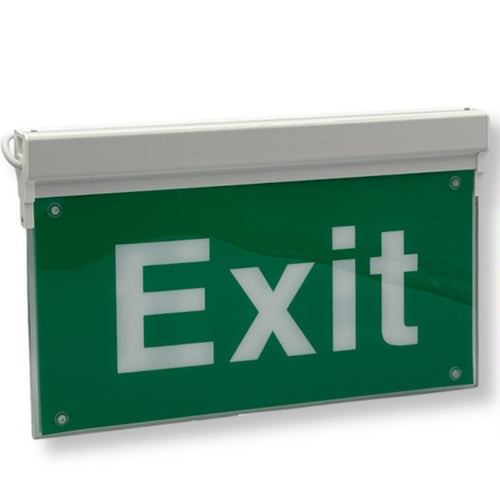 Lampada Led D'emergenza Anti Blackout Segnale Uscita Scritta Exit Ip23 Luce 6500k Lt-45338