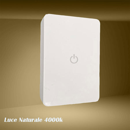 Luce Notturna A 4 Led Con Doppia Emissione Luce Con Interruttore Touch 0.6w Xgcmd-002