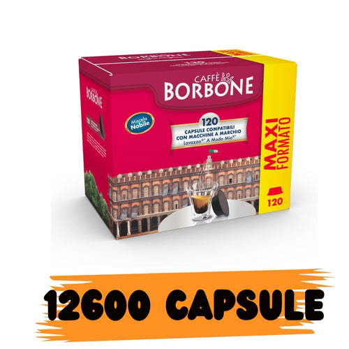 Borbone Box Capsule Comp. A Modo Mio Miscela Nobile (Blu)