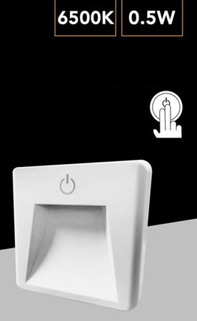 Luce Notturna A Led 0.5w Con Accensione Touch Lampada Con Spina Punto Luce Xgcmd-004