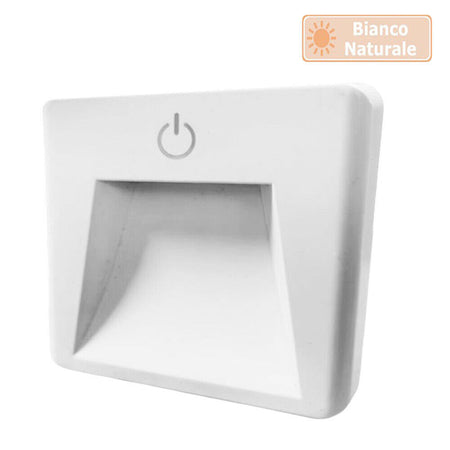 Luce Notturna A Led 0.5w Con Accensione Touch Lampada Con Spina Punto Luce Xgcmd-004