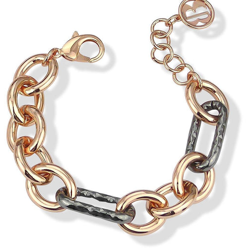 Boccadamo Bracciale Donna Catena Forzatina Rosata