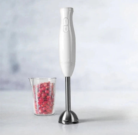 Frullatore A Immersione 200w Con Bicchiere 500ml Tritatutto 2 Velocita' Mixer Frutta