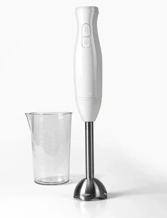 Frullatore A Immersione 200w Con Bicchiere 500ml Tritatutto 2 Velocita' Mixer Frutta