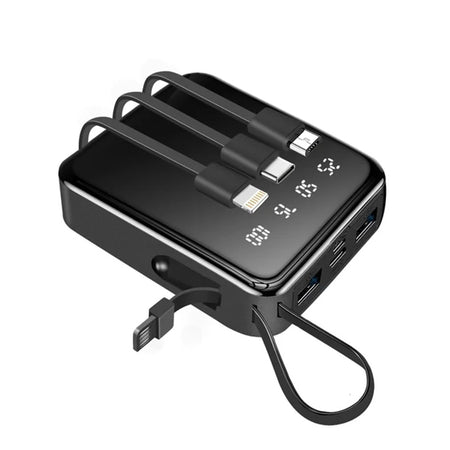 Power Bank Caricatore Portatile Capacità 12800mah Ricarica Rapida 2.1a Smartphone Tablet