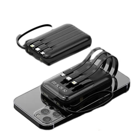 Power Bank Caricatore Portatile Capacità 12800mah Ricarica Rapida 2.1a Smartphone Tablet