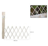 Traliccio Estensibile In Legno Naturale Chiaro Piante Rampicanti Giardino 300x100cm 222735