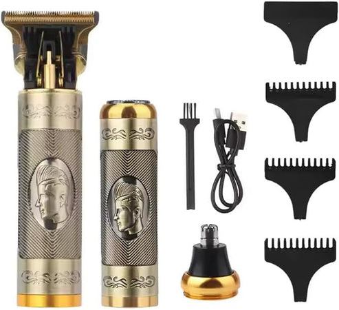 Mini Rasoio Elettrico Professionale Taglia Capelli Barba Ricaricabile Usb 3in1 Tn-012