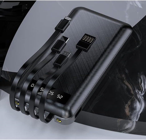 Power Bank Portatile Di Grande Capacità 20000 Mah Ricarica Rapida Leggero Display A Led