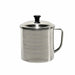 BOLLILATTE IN ACCIAIO INOX H17XØ11CM CON COPERCHIO CAPACITÀ PENTOLINO 850 ML FONDO SPESSO