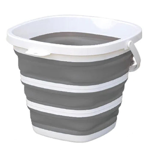 Secchio Quadrato Pieghevole Da 7,5 Lt Con Maniglie Multifunzionale Portatile Salvaspazio