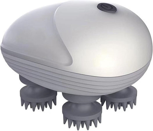 Massaggiatore Elettrico Con 4 Testine Massaggianti Girevoli Modalità Regolabili Portatile