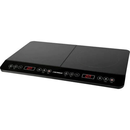 Doppia Piastra Piano Cottura Ad Induzione Fornello Elettrico 3500w Cucina Nero Moderno