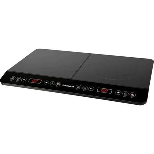 Doppia Piastra Piano Cottura Ad Induzione Fornello Elettrico 3500w Cucina Nero Moderno