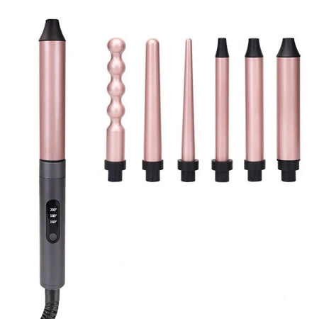 Set Arricciacapelli 7in1 Ferro Professionale Intercambiabile Strumento Per Styling Capelli