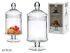 Potiche In Vetro Cofanetto Con Coperchio ø13cm Per Dolci Biscotti Oggetto Decorativo
