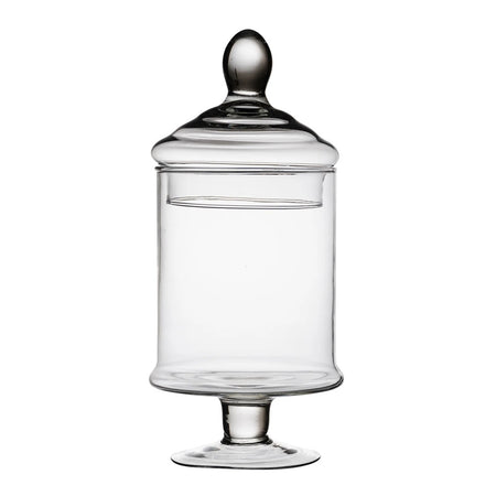 Potiche In Vetro Cofanetto Con Coperchio ø13cm Per Dolci Biscotti Oggetto Decorativo
