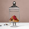 Potiche In Vetro Cofanetto Con Coperchio ø13cm Per Dolci Biscotti Oggetto Decorativo