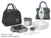 Set Lunch Box Con Borsa Termica Contenitori Posate 6pz Per Pranzo Ufficio Scuola Campeggi