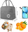 Set Lunch Box Con Borsa Termica Contenitori Posate 6pz Per Pranzo Ufficio Scuola Campeggi