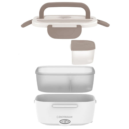 Scaldavivande Elettrico 40w Portatile Capacità 1,5lt 2 Scomparti Vaschette Estraibili