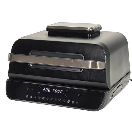 Friggitrice Ad Aria Multifunzione Con Grill 3.8lt 1800w Cestello 4.5lt Con Luce Oblò