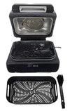 Friggitrice Ad Aria Multifunzione Con Grill 3.8lt 1800w Cestello 4.5lt Con Luce Oblò
