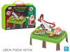 Set Da Gioco Tavolo Educativo Per Bambini Sensoriale Interattivo Natalizio Con Valigetta
