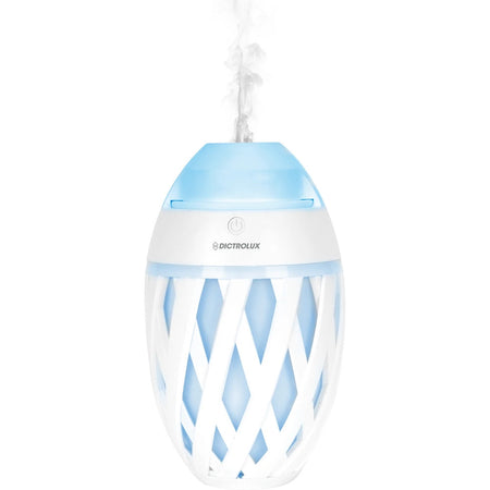 Diffusore Di Essenze Profumate A Ultrasuoni 7 Luci Led Usb ø11cm H18cm Per Cromoterapia