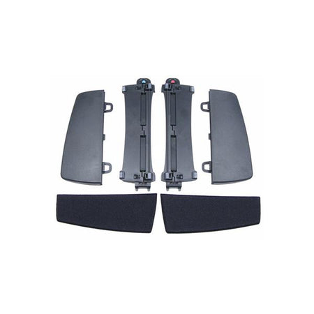 Kinesis AC820-blk poggiapolso Plastica Nero (A Kinesis product- the VIP3 [V-Lifter and Integrated Palm Supports] accessories attach easily to the base of the Freestyle2 Keyboard allowing quick and re