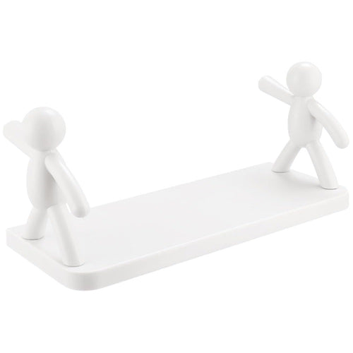 Mensola Da Parete Decorativo Scaffale Sospeso Con Adesivo Organizer Cucina Bagno Soggiorno