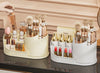 Organizzatore Per Trucco Cosmetici Rotante Con Portapennelli Multiscomparto Compatto