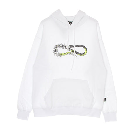 PROPAGANDA Felpa Cappuccio Uomo Scarful Hoodie White da uomo