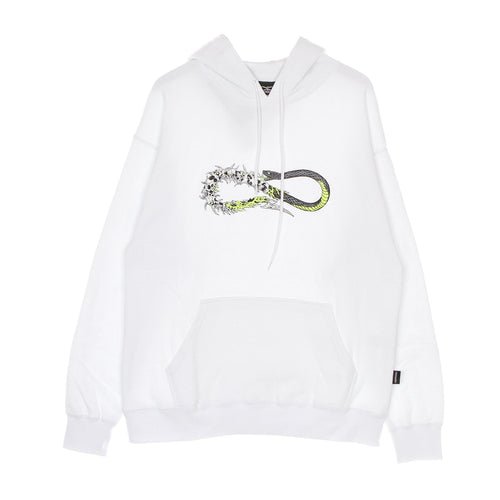 PROPAGANDA Felpa Cappuccio Uomo Scarful Hoodie White da uomo
