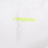 PROPAGANDA Felpa Cappuccio Uomo Scarful Hoodie White da uomo