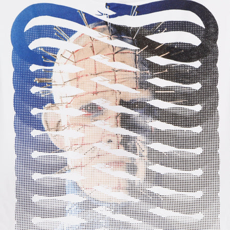 PROPAGANDA Felpa Cappuccio Uomo Ribs Icon Priest Hoodie White da uomo