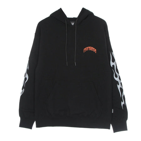 PROPAGANDA Felpa Cappuccio Uomo Skeleton Hoodie Black da uomo