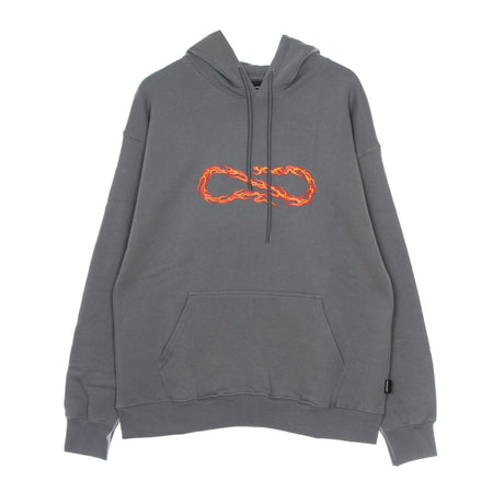 PROPAGANDA Felpa Cappuccio Uomo Xv Flame Hoodie Grey W da uomo