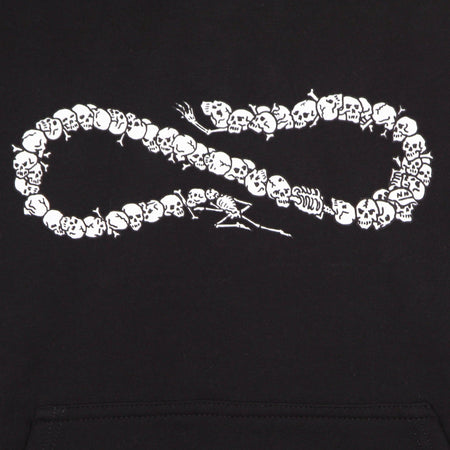 PROPAGANDA Felpa Cappuccio Uomo Xv Bones Hoodie Black da uomo